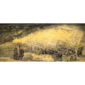 纪连彬其他兴安冬牧图字画之家