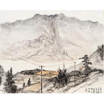 羊草国画山水写生之二字画之家