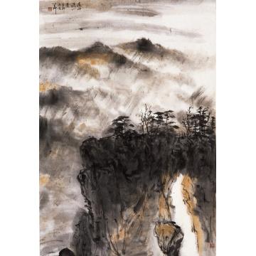 羊草国画山水2011年水墨作品002字画之家