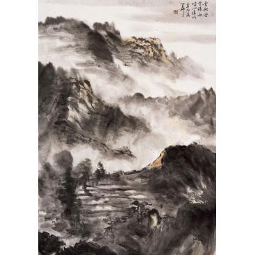 羊草国画山水2011年水墨作品字画之家