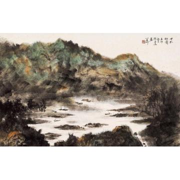 羊草国画山水2011年水墨作品字画之家