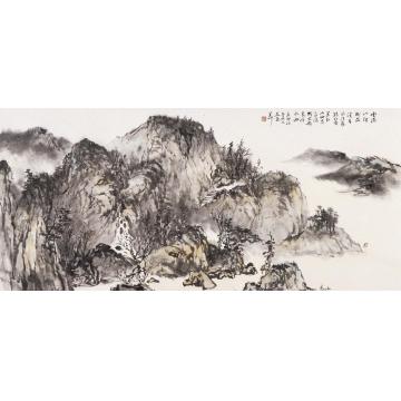 羊草国画山水2011年水墨作品字画之家