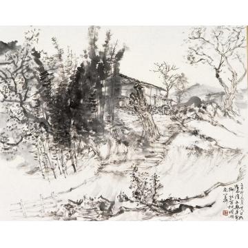 羊草国画山水2011年水墨作品字画之家