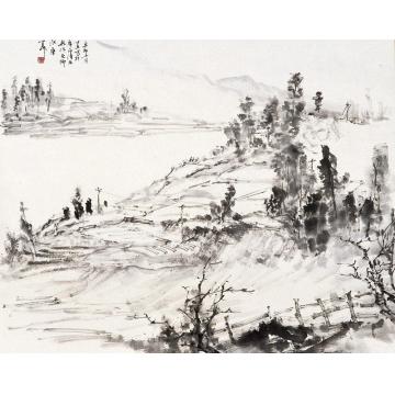 羊草国画山水2011年水墨作品字画之家