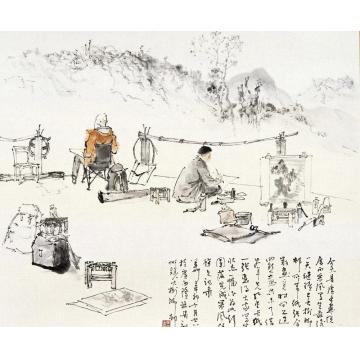 羊草国画山水2011年水墨作品字画之家
