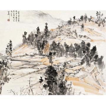 羊草国画山水2011年水墨作品字画之家