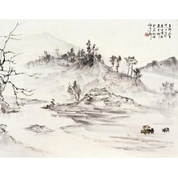 羊草国画山水2011年水墨作品字画之家