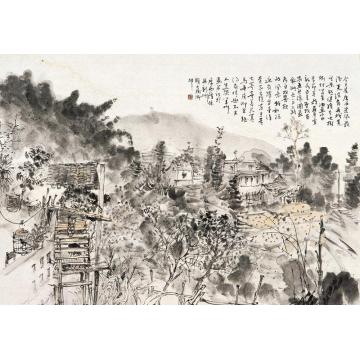 羊草国画山水2011年水墨作品字画之家