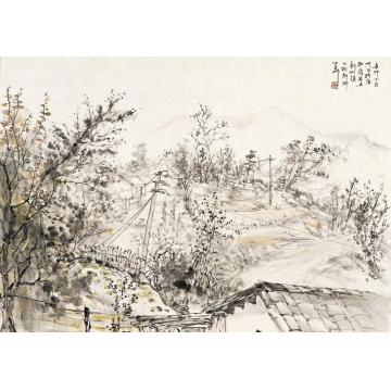 羊草国画山水2011年水墨作品字画之家