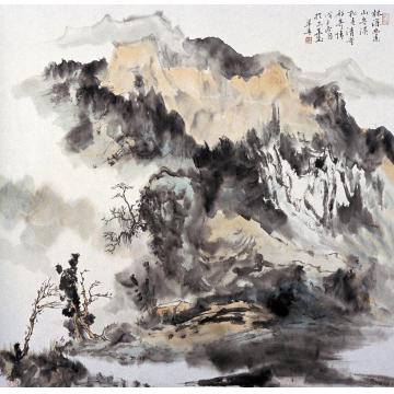 羊草国画山水2011年水墨作品字画之家