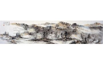 羊草国画山水2011年水墨作品字画之家