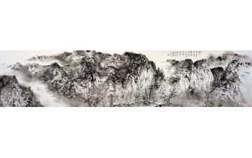 羊草国画山水2011年水墨作品字画之家