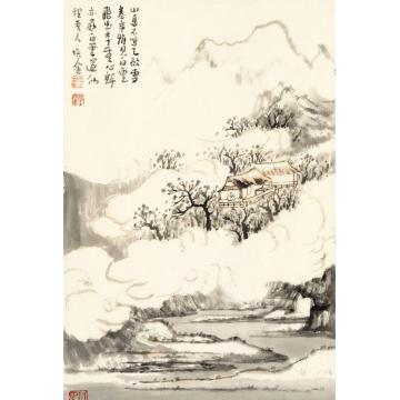 肖培金国画山水观云图字画之家