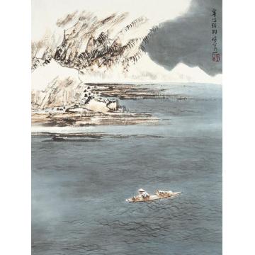 肖培金国画山水寒江独钓字画之家