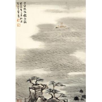 肖培金国画山水江海寄余生字画之家