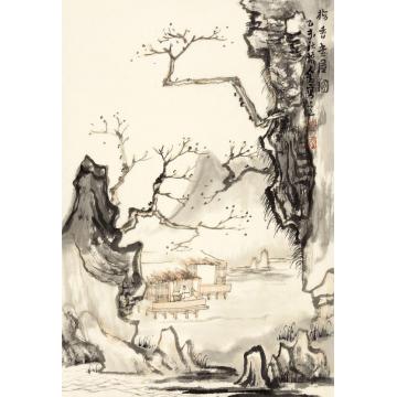 肖培金国画山水梅香书屋图字画之家