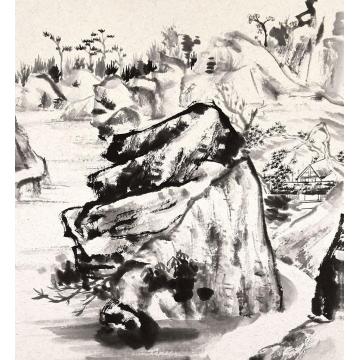 文蔚国画山水山水字画之家