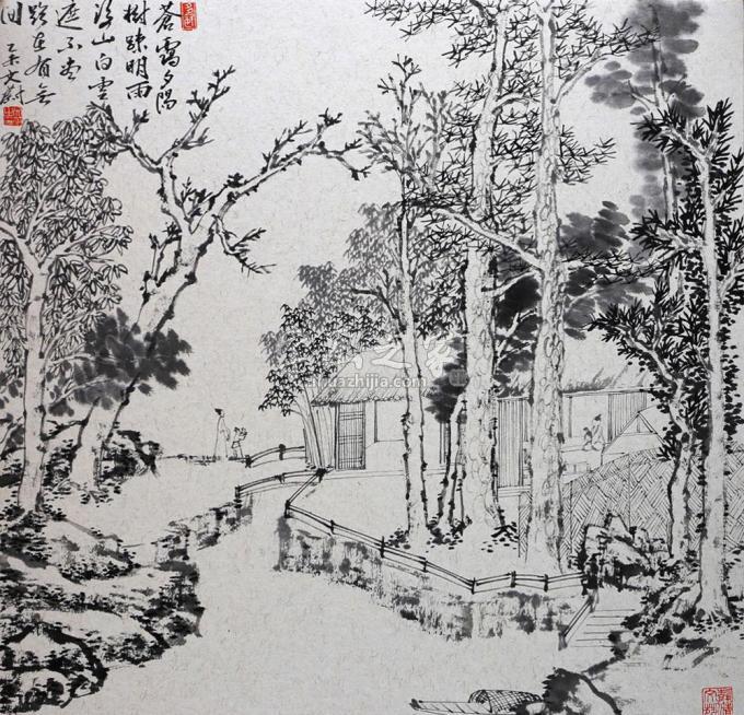 国画家文蔚字画之家
