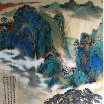 林煜峰国画山水青绿山水字画之家