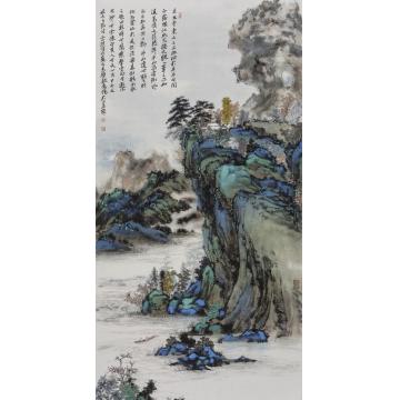 林煜峰国画山水山高月小字画之家
