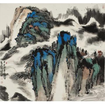 林煜峰国画山水国画系列字画之家
