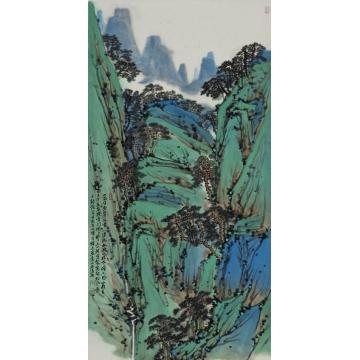 林煜峰国画山水四面峰峦字画之家