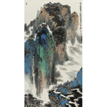 林煜峰国画山水松风云起字画之家