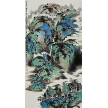 林煜峰国画山水闲处听泉字画之家