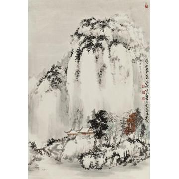林煜峰国画山水雪拥蓝关字画之家