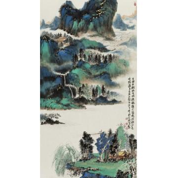 林煜峰国画山水自然丘壑字画之家