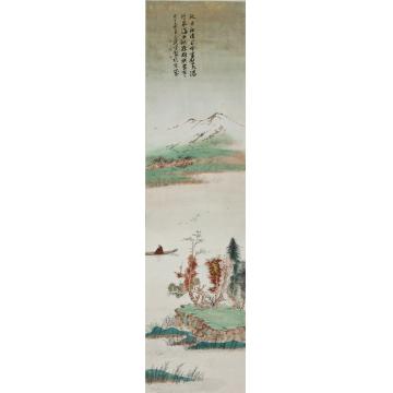 林煜峰国画山水疏树映雪字画之家