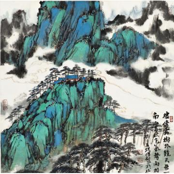 林煜峰国画山水南山秋色字画之家