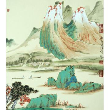 林煜峰国画山水湖山清话字画之家
