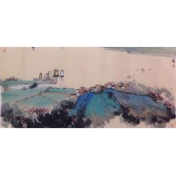 林煜峰国画山水青绿山水字画之家