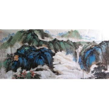林煜峰国画山水青绿山水字画之家