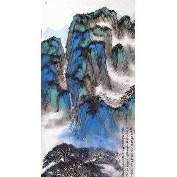 林煜峰国画山水青绿山水字画之家