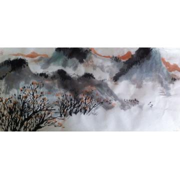 林煜峰国画山水青绿山水字画之家