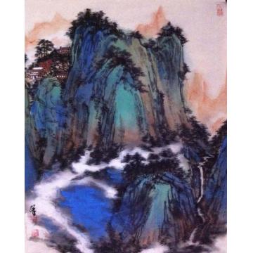 林煜峰国画山水青绿山水字画之家