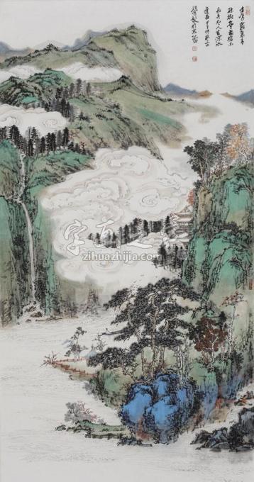 国画家林煜峰字画之家