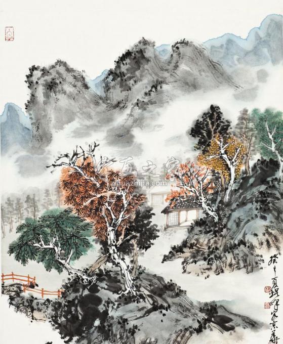 国画家林煜峰字画之家