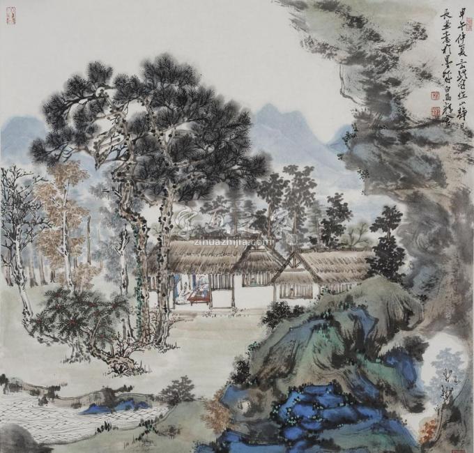 国画家林煜峰字画之家