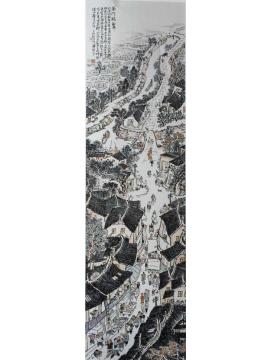 沈三草油画风景南门嫁娶字画之家