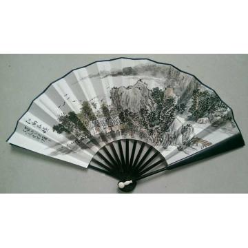 宋杰国画山水扇面作品字画之家