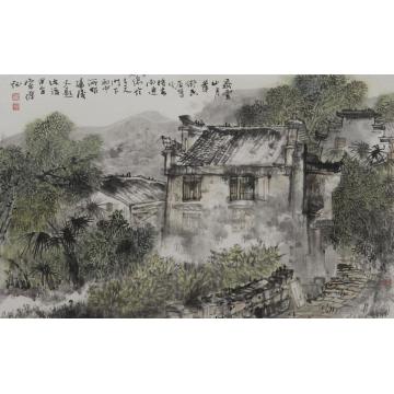 宋杰国画山水安徽齐云山写生3字画之家