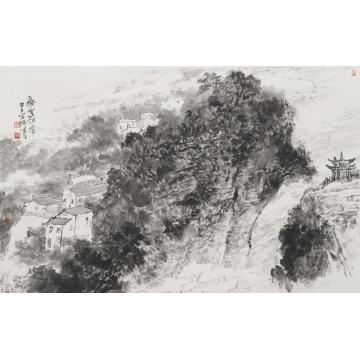 宋杰国画山水安徽齐云山写生字画之家