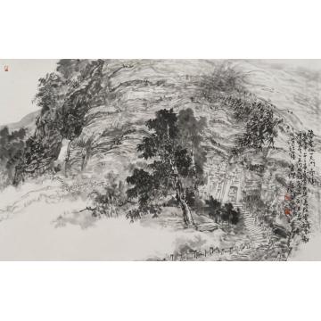 宋杰国画山水安徽齐云山写生字画之家