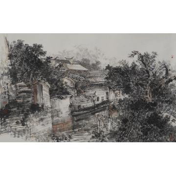 宋杰国画山水安徽齐云山写生字画之家