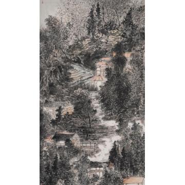 宋杰国画山水山寨烟云字画之家
