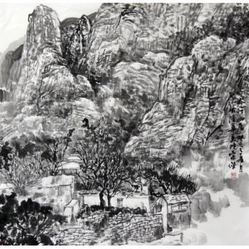宋杰国画山水太行幽居字画之家