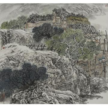 宋杰国画山水林壑幽居字画之家